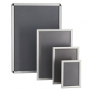 WS-3-006-G / Wechsel-Plakatrahmen aus Aluminium - Gehrung