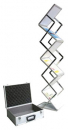 WS-4-024 / Prospektst�nder aus Aluminium im Koffer