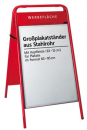 WS-5-003 / Gro�plakatst�nder aus Stahlrohr