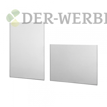 Acrylglastasche OHNE Bohrung "Shiny"
