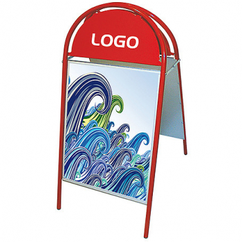 Großplakatständer mit Rundbogen "Willy"