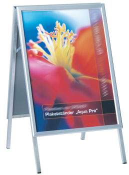 Alu-Plakatständer "Aqua-Pro"